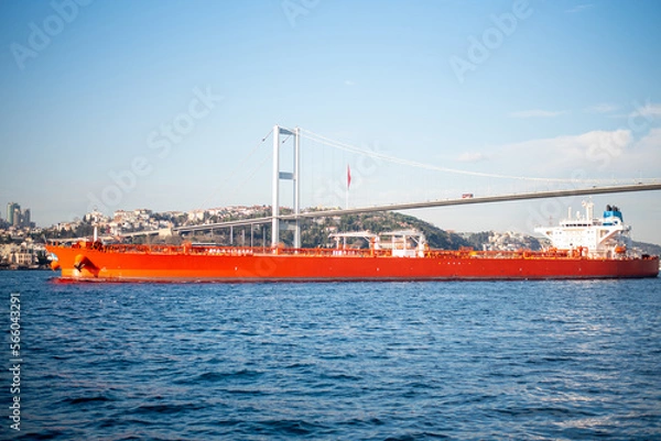 Obraz container ship in the port