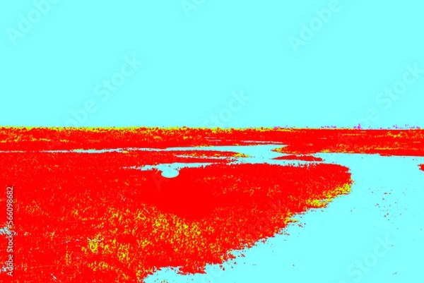 Obraz abstract watercolor background with splashes