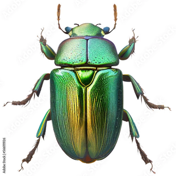 Fototapeta Zielone zielone June June Bug Bug Owad Owad Coleopteran Fly Entomology Animal Transparent Cutout