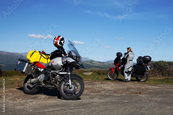 Obraz Motorradtour