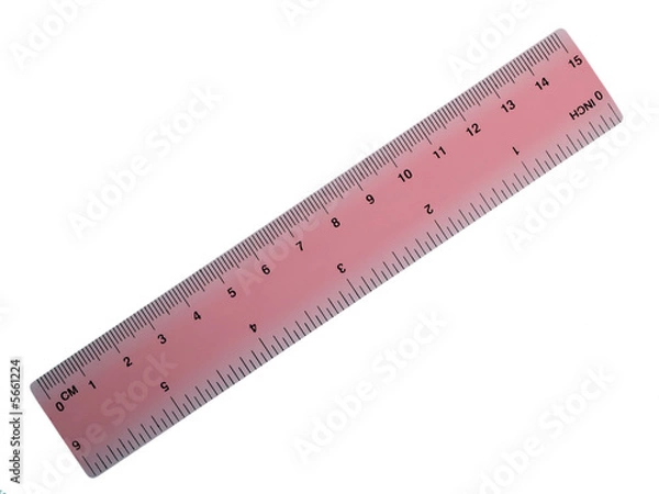 Obraz Pink plastic ruler