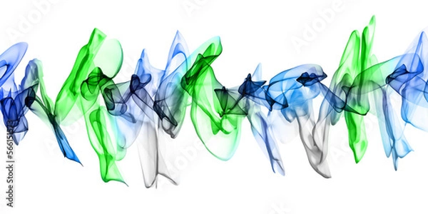 Obraz Green and blue abstract background