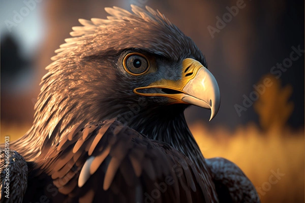 Fototapeta Eagle. Generative AI