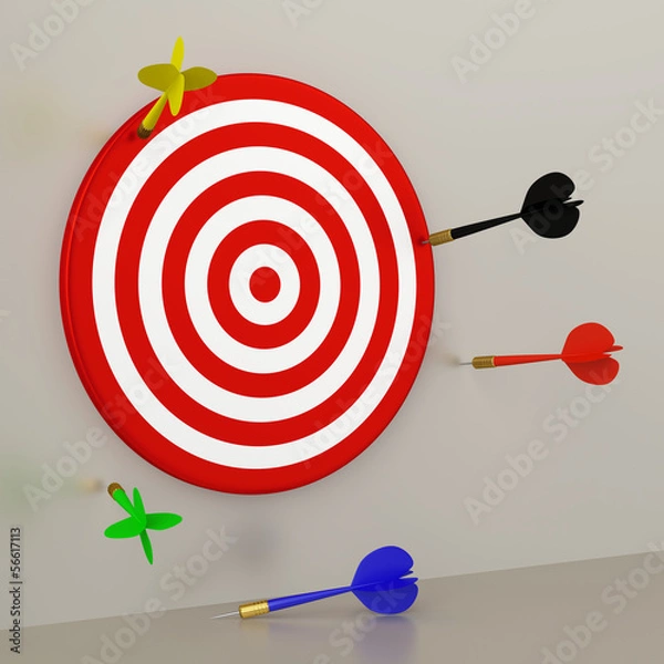Obraz Target and Darts