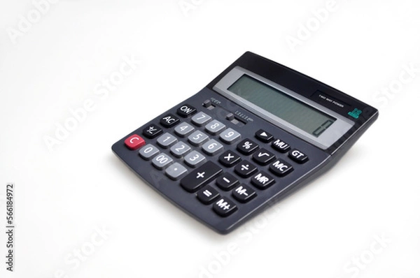 Obraz Calculator -  a digital calculating tool white background