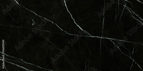 Fototapeta Natural black marble texture for skin tile wallpaper luxurious background, for design art work. Stone ceramic art wall interiors backdrop design. Marble with high resolutio