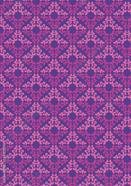 Obraz seamless knitted pattern