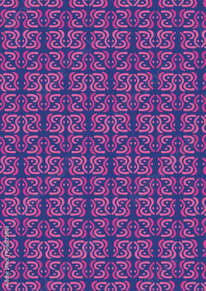 Fototapeta seamless pattern with ornaments