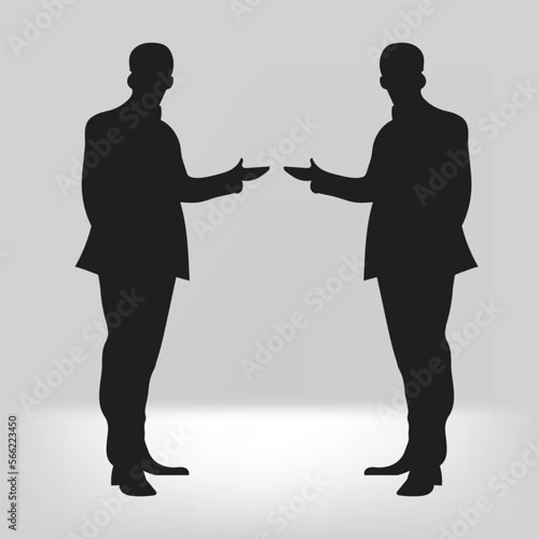 Obraz Free vector hand draw Black man illustration