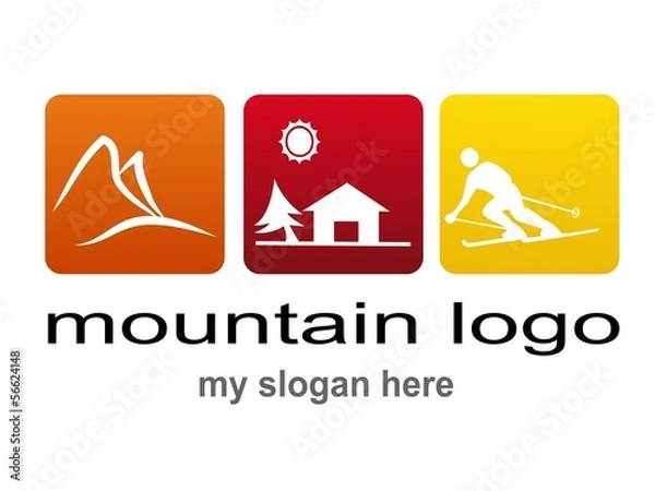Obraz Logo di Montagna