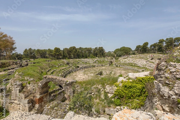 Obraz The Anfiteatro Romano in Syracuse