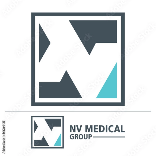 Obraz A N V abstract logo