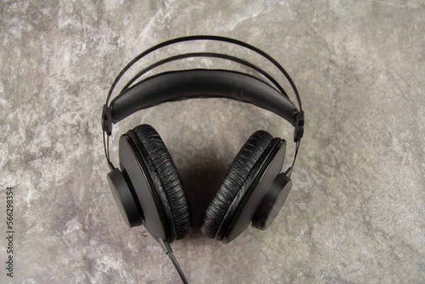 Fototapeta Embraceable headphones for quality sound. Sound Source