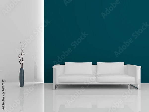 Fototapeta Modern sofa 3D