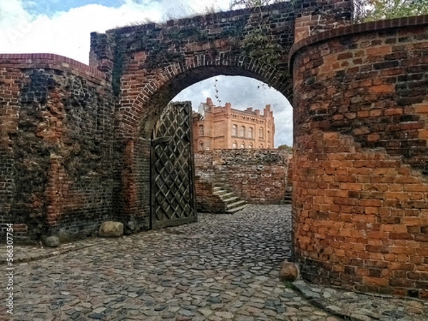 Fototapeta old gate in Toruń
