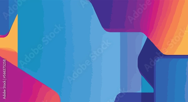 Fototapeta abstract colored background with geometric shapes