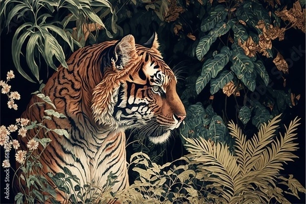 Obraz tiger in the jungle