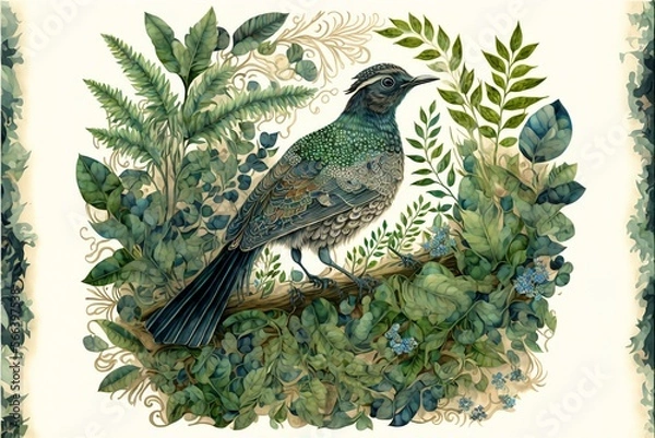 Obraz peacock in the park