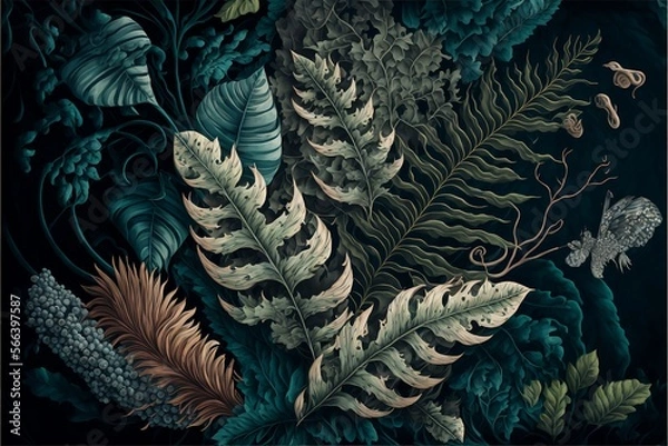 Obraz vintage floral