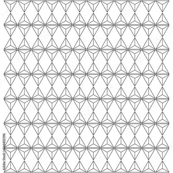 Fototapeta  simple black and white pattern design geometrical shapes wallpaper minimal line art Digital paper, textile print, abstract backdrop abstract background illustration