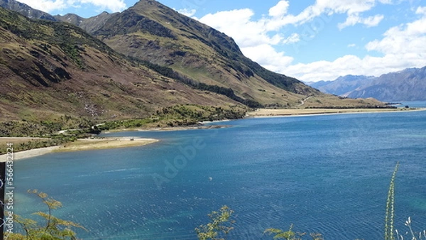 Obraz lake and mountains
