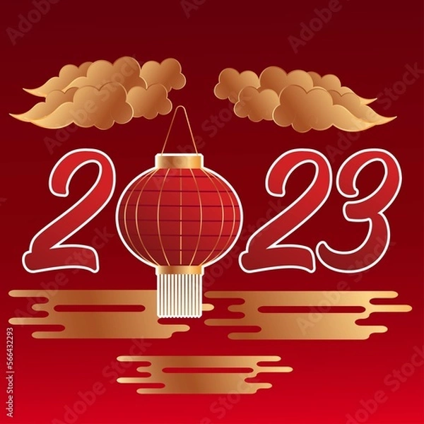 Obraz premium vector l chinese template empty space imlek new year