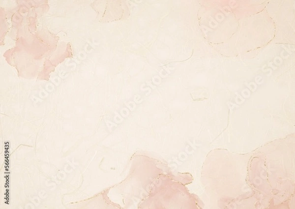 Fototapeta luxury flower pattern on Korean traditional paper(Hanji) pattern