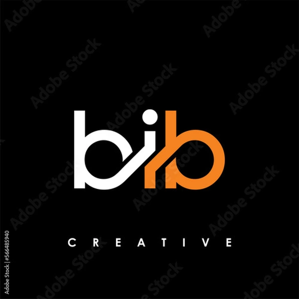Obraz BIB Letter Initial Logo Design Template Vector Illustration