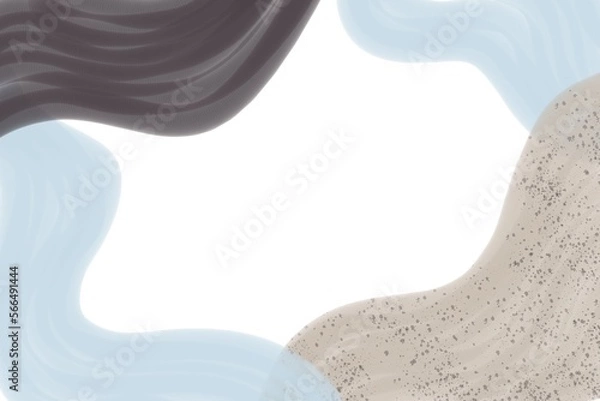 Obraz background with lines and waves with textured watercolor