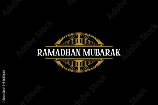 Obraz Islamic Ramadan Vector Logo and Banner