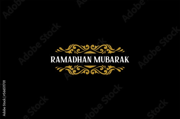Fototapeta Ramadan Vector Logo Design for Banner
