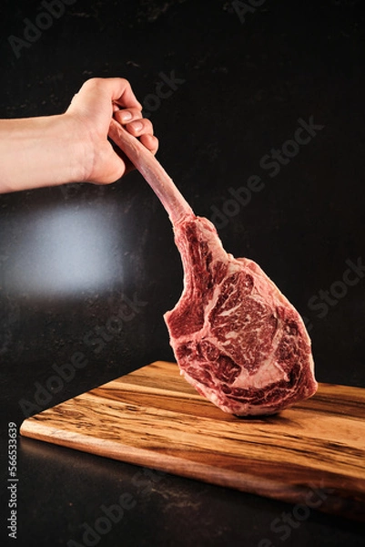 Obraz Tomahawk, beef, raw