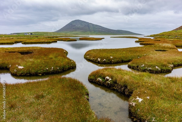 Obraz Northton Salt Marshes, Isle of Harris, Scotland