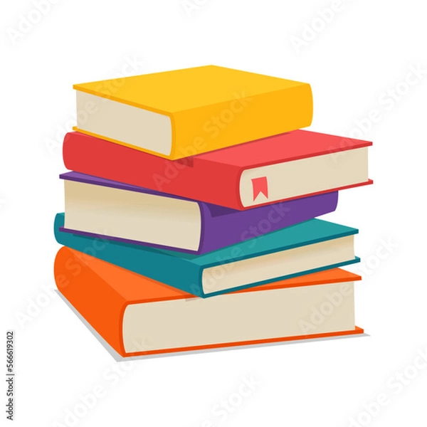 Fototapeta stack of book with good quality with good color