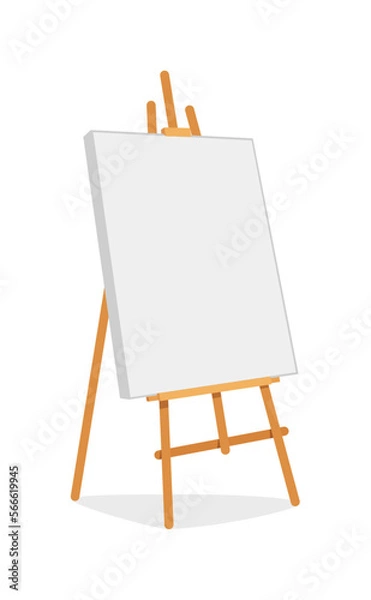 Fototapeta white blank canvas with good quality with good color