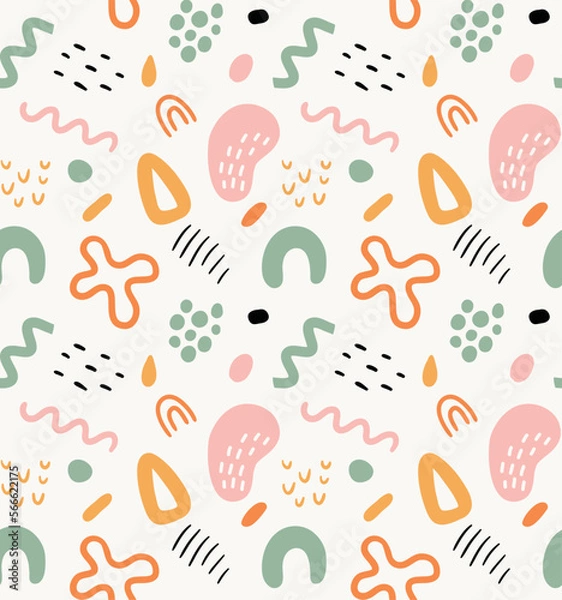 Obraz Abstract background simple seamless pattern