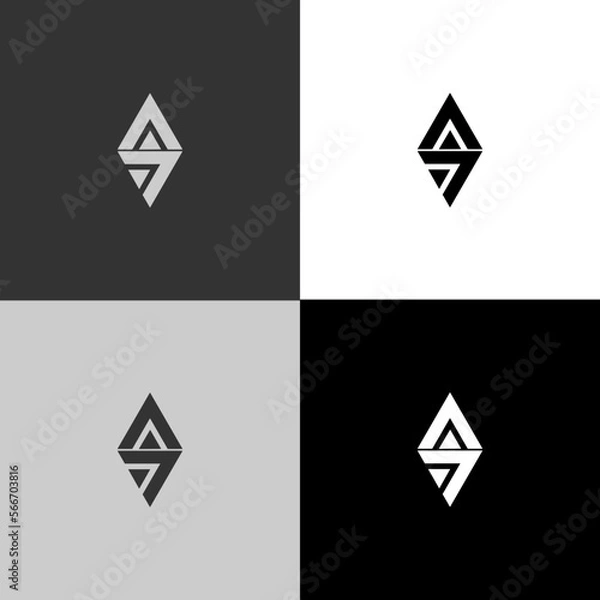 Fototapeta A A Logo Template