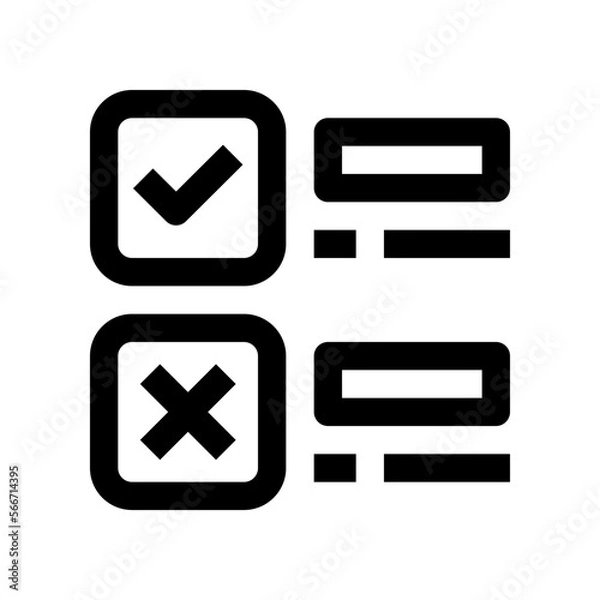 Obraz survey icon for your website, mobile, presentation, and logo design.