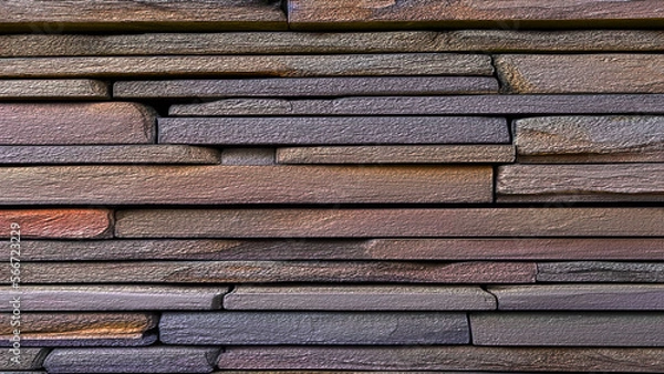 Obraz Background of brick wall texture. Close up of brick wall texture. 3d rendering.