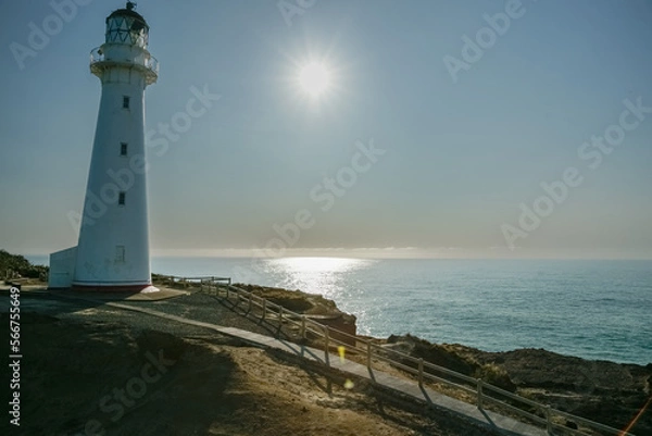 Obraz Castle Point Lighthouse and coastline