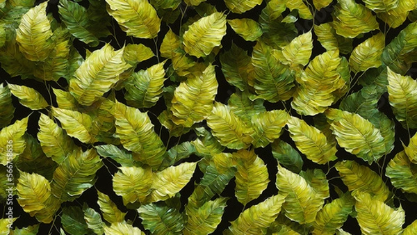Fototapeta seamless pattern, abstract floral background. created using generative ai technology