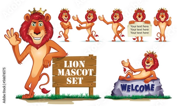 Obraz Lion Mascot