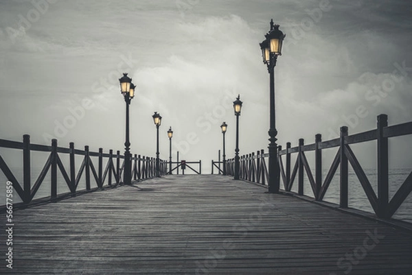 Fototapeta Molo wieczorem