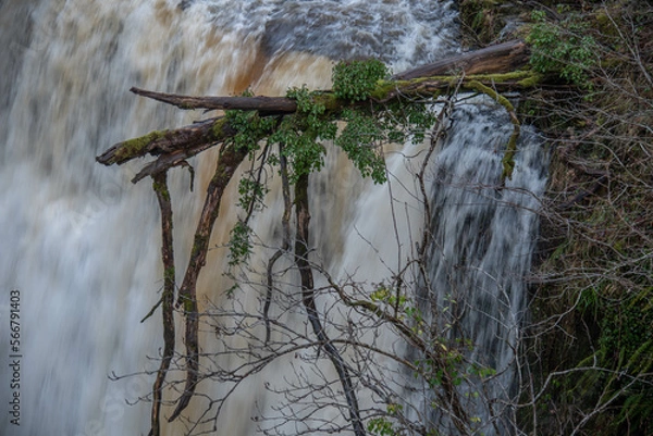 Obraz Four falls after heavy rain