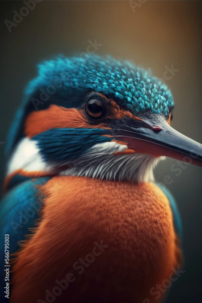 Fototapeta lilac roller in the sun, lilac roller, blue bird of paradise