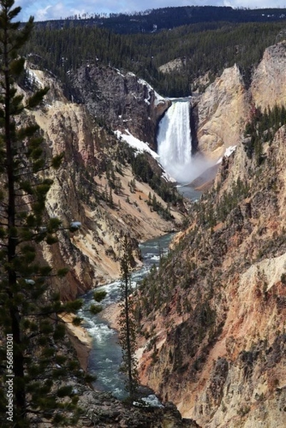 Obraz Yellowstone Canyon & Upper Waterfall