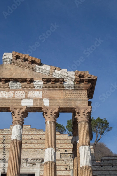 Obraz ancient roman ruin temple