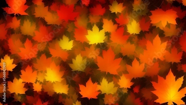 Fototapeta autumn leaves background