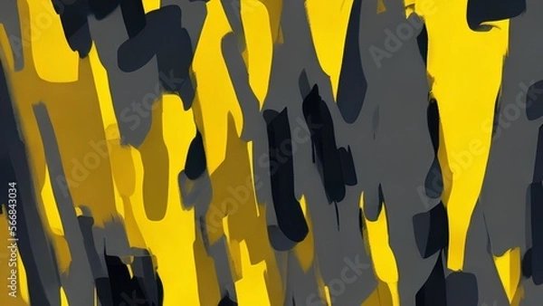 Obraz yellow and black background