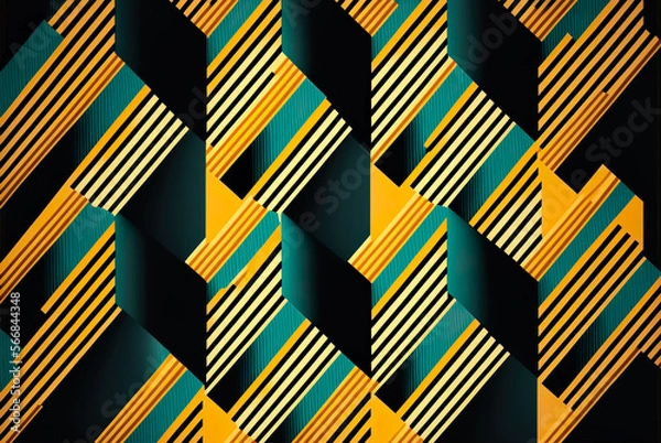 Fototapeta creative, abstract, pattern, design, 80's, shape